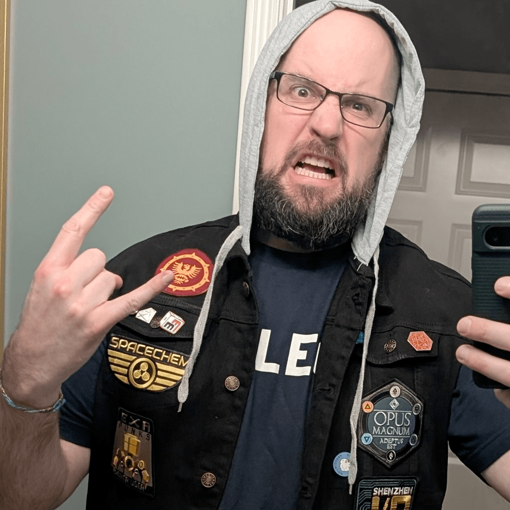 Matt Miner in a battle vest